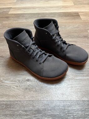 WHITIN Men's High Top Minimalist Barefoot Shoes | Wide Toe Box + Zero Drop Sole